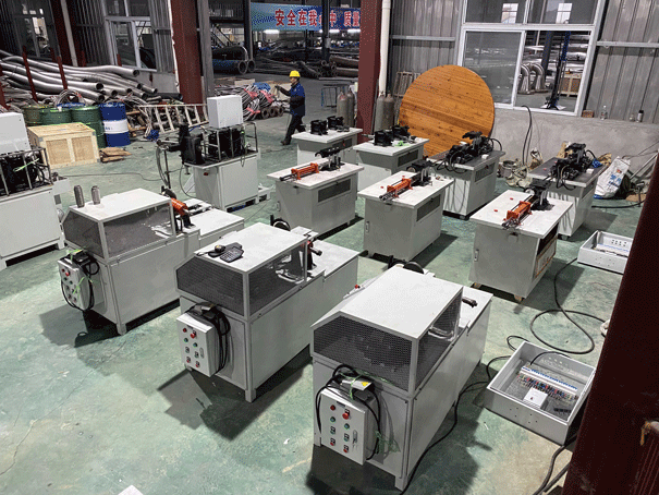 Comflex-exhaust pipe making machine