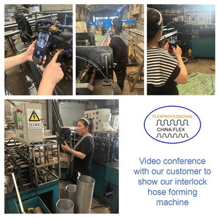 comflex interlock-hose-machine