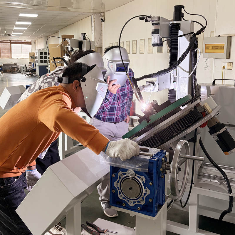 hose fitting welding machine