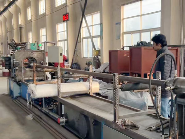 Indian customer inspection hydraulic forming metal hose/bellow making ...