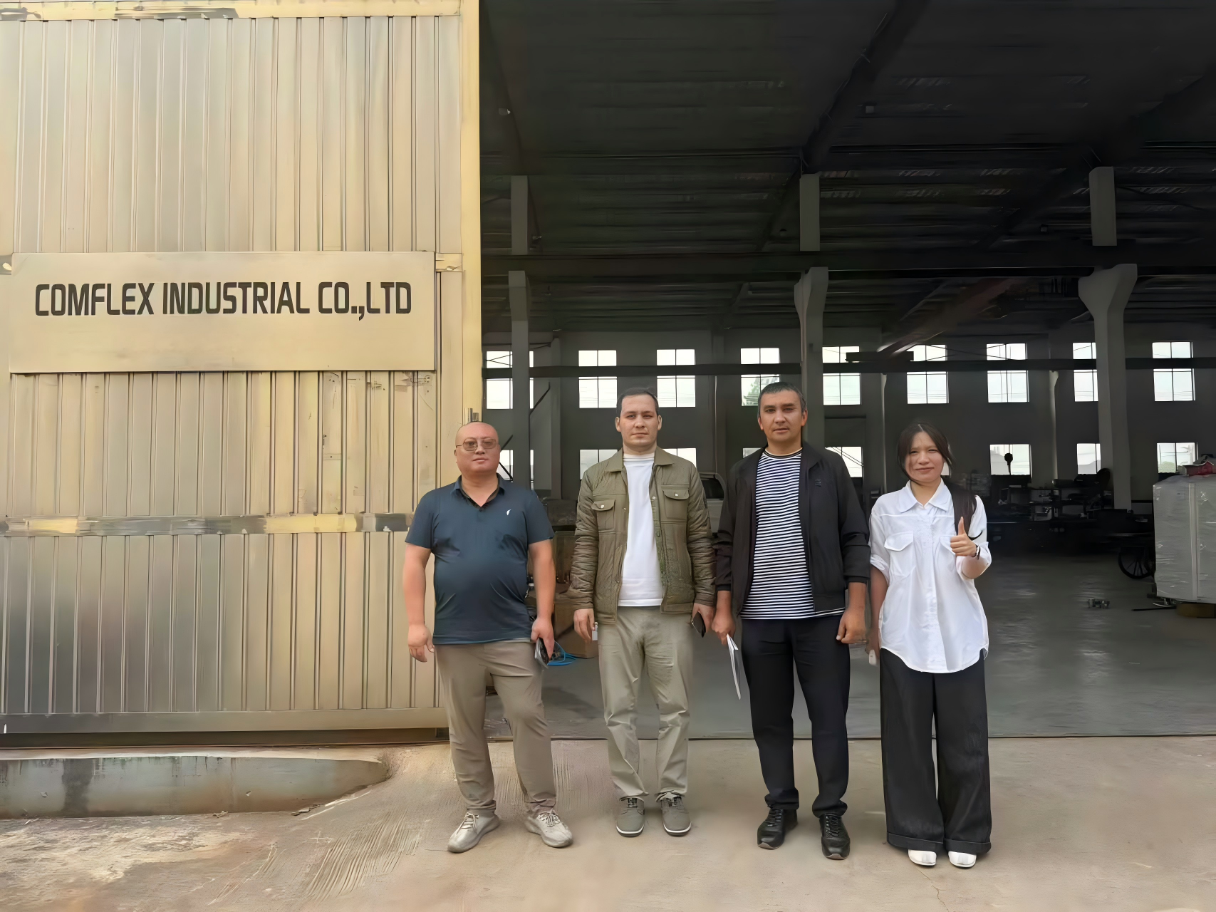 comflex exhaust pipe making machine