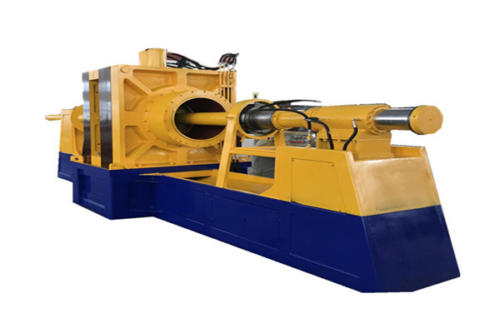 Horizontal exhaust bellow forming machine
